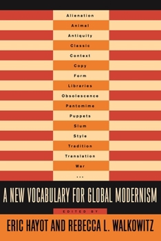Paperback A New Vocabulary for Global Modernism Book
