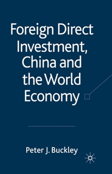 Paperback Foreign Direct Investment, China and the World Economy Book