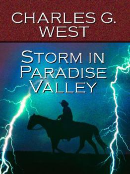 Hardcover Storm in Paradise Valley (Thorndike Large Print Western) [Large Print] Book