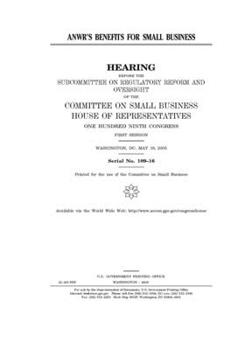Paperback ANWR's benefits for small business Book
