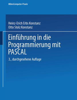Paperback Einführung in Die Programmierung Mit Pascal [German] Book