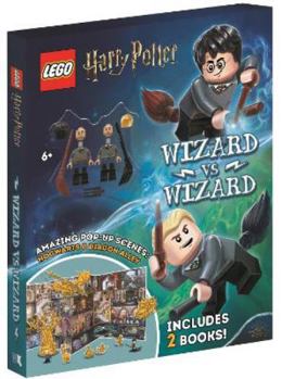 Hardcover LEGO (R) Harry Potter (TM): Wizard vs Wizard (Includes Harry Potter (TM) and Draco Malfoy (TM) LEGO (R) minifigures, pop-up play scenes and 2 books) Book