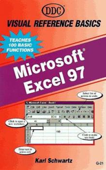 Hardcover Visual Reference For Microsoft Excel 97 Book