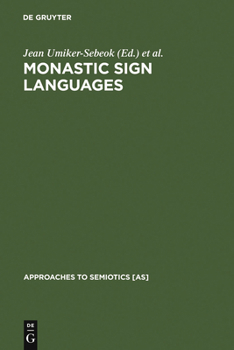 Hardcover Monastic Sign Languages Book