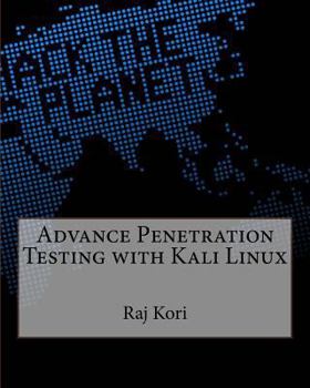 Paperback Advance Penetration Testing with Kali Linux Book