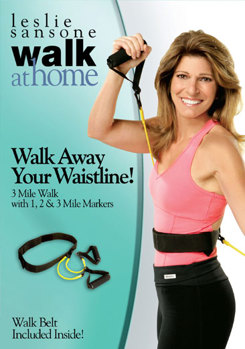 DVD Leslie Sansone: Walk Away The Waistline Kit Book