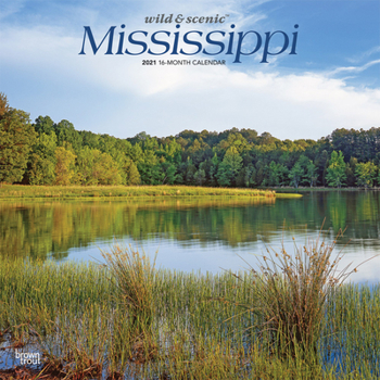 Calendar Mississippi Wild & Scenic 2021 Square Book