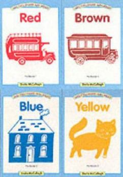 Pre-Readers 1-4 - Red, Yellow, Blue, Brown - Book  of the One, Two, Three and Away! Pre-Readers