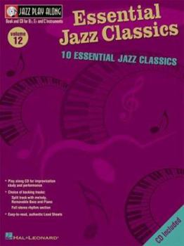 Paperback Essential Jazz Classics: Jazz Play-Along Volume 12 Book