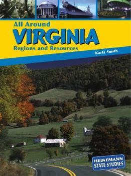 Hardcover All Around Virginia: Regions and Resources Book