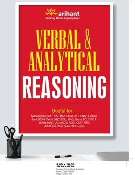 Paperback Verbal & Analytical Reasoning Book