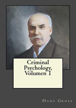 Paperback Criminal Psychology, Volumen 1 Book