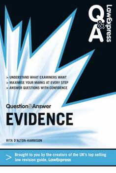 Paperback Law Express Question and Answer: Evidence Law Book