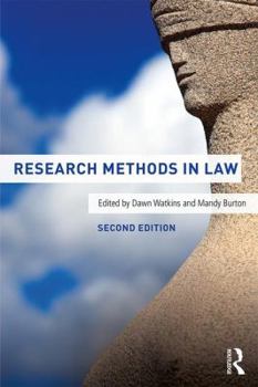 Paperback Research Methods in Law Book