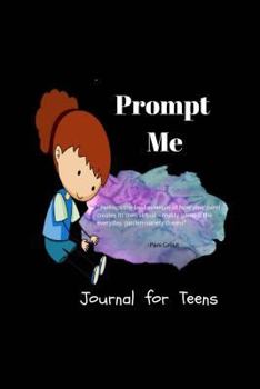 Paperback Prompt Me Journal for Teens: Writing Prompts Journal Creative Drawing and Question Journal Book
