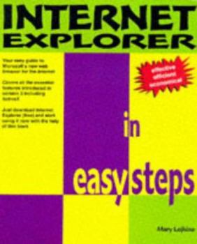 Paperback Internet Explorer in Easy Steps (In Easy Steps) Book