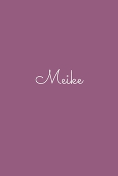 Meike: notebook with the name on the cover, elegant, discreet, official notebook for notes, dot grid notebook,