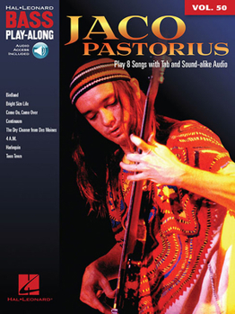 Paperback Jaco Pastorius Bass Play-Along Volume 50 Book/Online Audio Book