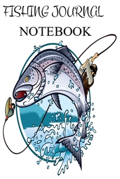 Paperback fishing journal notebook: for man Book