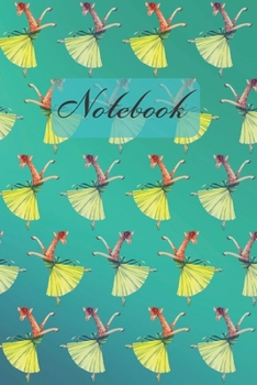 Notebook: Giraffes Dance - Diary / Notes / Track / Log / Journal , Book Gifts For Dad Mom Boys Girls Friends Kids Teens 6x9" 120 Pages