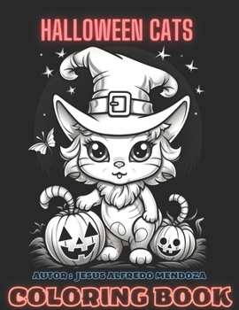 Paperback Halloween Cats: Coloring Book