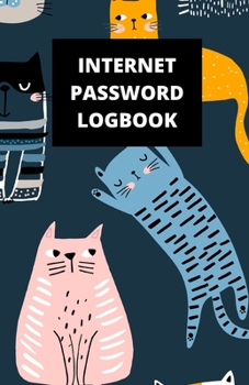 Paperback Internet Password Logbook: (5.5 x 8.5 in, 110 pages): Password Journal, Logbook, Login and Private Information Keeper, Notebook Book