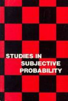 Paperback Studies in Subjective Probability Book