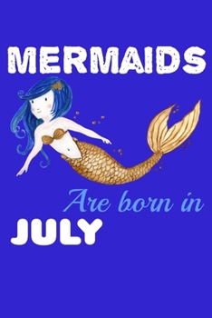 Paperback Mermaids Are Born In July: Recipe Book Food Book