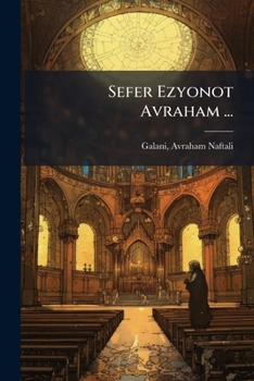 Paperback Sefer Ezyonot Avraham ... [Hebrew] Book