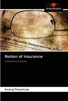Paperback Notion of insurance Book