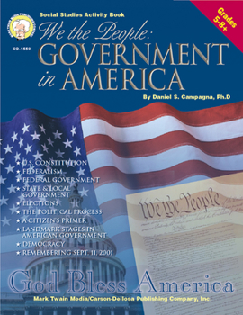 Paperback We the People, Grades 5 - 8: Government in America Book