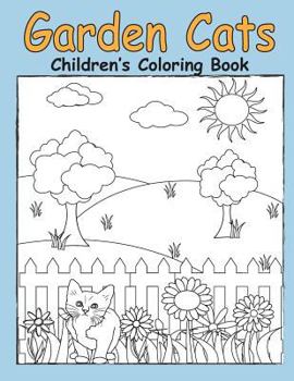 Paperback Garden Cats Children's Coloring Book