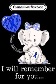 Composition Notebook: Tuberous Sclerosis Awareness Elephant  Journal/Notebook Blank Lined Ruled 6x9 100 Pages