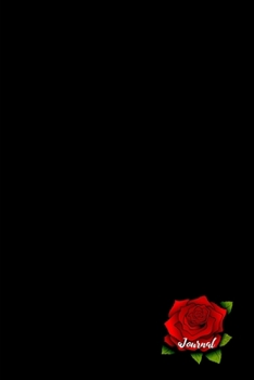 Journal: Pretty Red Rose Cover Wide Ruled Primary Composition Notebook - Life Memories Journal - Couples Writing Notepad (Artists Creative Writing Notebook)