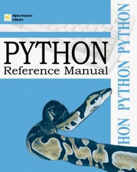 Paperback Python Reference Manual: February 19, 1999, Release 1.5.2 Book