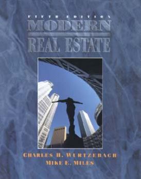 Hardcover Modern Real Estate Book