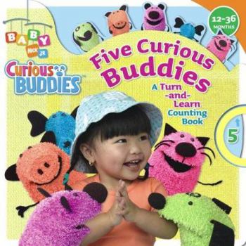 Board book Five Curious Buddies: A Turn-And-Learn Counting Book