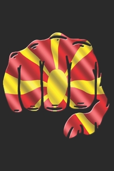 Paperback Macedonia Notebook: Macedonia Notebook - college book - diary - journal - booklet - memo - composition book - 120 sheets - Dot Grid paper Book