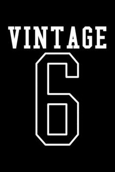 VINTAGE: Dot Grid Journal, Diary, Notebook, 6x9 inches with 120 Pages.