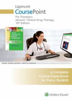 Misc. Supplies Abrams' Clinical Drug Therapy Lippincott CoursePoint Access Code Book