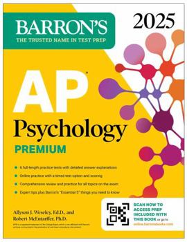 Paperback AP Psychology Premium, 2025: Prep Book with Practice Tests + Comprehensive Review + Online Practice Book