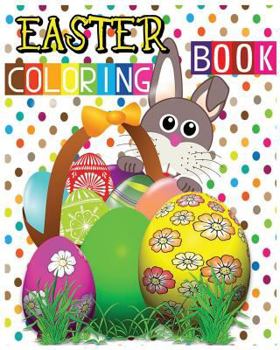 Paperback Easter Coloring Book: Easter Eggs Jumbo Coloring Book