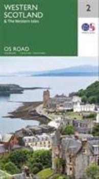 Map Roadmap Western Scotland & Western Isles Book
