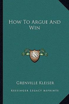 How To Argue And Win