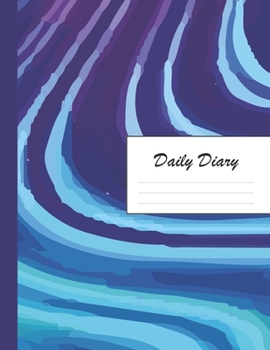 Daily Diary: Blank 2020 Journal Entry Writing Paper for Each Day of the Year Tie Dye Bright Pattern Design January 20 - December 20 366 Dated Pages A Notebook to Reflect, Write, Document & Diarise You