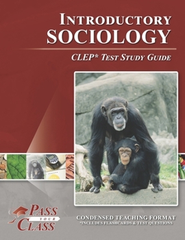 Paperback Introductory Sociology CLEP Test Study Guide Book