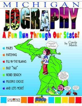 Paperback Michigan Jography: A Fun Run Thru Our State! Book