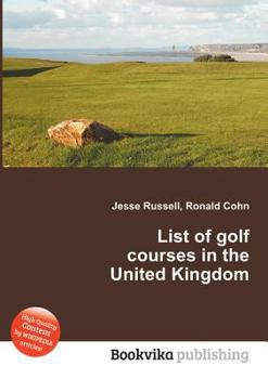 Paperback List of Golf Courses in the United Kingdom Book