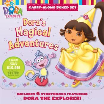 Paperback Dora's Magical Adventures: A Carry-Along Boxed Set (Nick JR. Carry-Along Boxed Set) Book