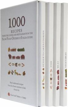 Hardcover 1,000 Recipes: Real Traditional Recipes Chosen by Slow Food for Eataly Book